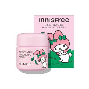 이니스프리X마이멜로디 그린티 씨드 히알루론산 크림 50mL (단지형)