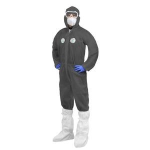 [JHQRQ325_4B]일회용 부직포작업복 원피스 50g 회색 24개