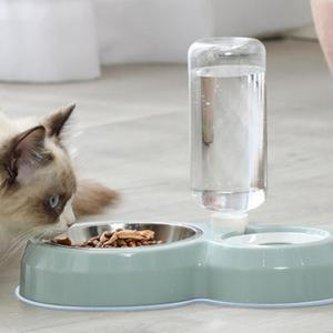 강아지 고양이 애견 논슬립 2구 반자동 물그릇 밥그릇 급식기
