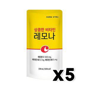 [기타]상큼한비타민 레모나에이드 파우치음료 230ml x 5개