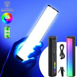 카메라 라이트 미니 핸드 헬드 LED RGB 스틱 2500-9000K 사진 조명 마그네틱 튜브 아이스 비디오