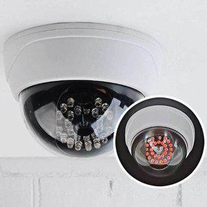 [기타]감시카메라 감시 돔형 모형카메라 LED 가짜CCTV (WFGNDFY)