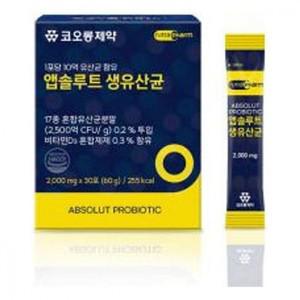 앱솔루트 10억 생유산균 30포 가공품 10억생유산균