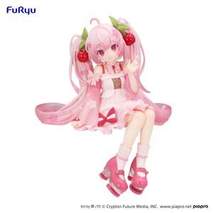 아이돌 마스터 피규어 Furyu 오리지널 애니메이션 하츠네 미쿠 국수 스토퍼 피규어-사쿠라 2025-액션 수집가 장난감 인형