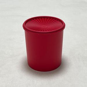 타파웨어 데코원터치 원형볼 저장용기 반찬통 밀폐용기 2.8레드