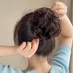 헤어 집게핀 가발 볼륨 클립 한복 올림머리 곱창 똥 머리