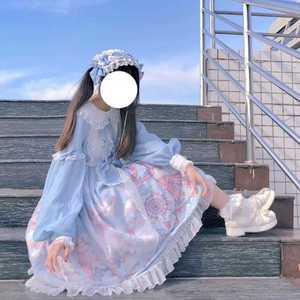 중세 드레스 유럽 치마 복고풍 프릴 로리타 옷 패션