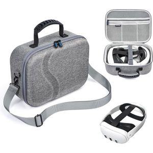 DEVASO 메타퀘스트 프로 휴대용 케이스 VR 게임용 헤드셋 및 컨트롤러 액세서리용 보관