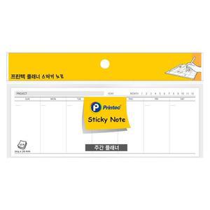 [BZJKQL0L_4B]프린텍 PL204W 플래너스티키노트 주간 45매