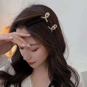 [BZI33J42_51JB]여성 앞머리 잔머리 반묶음 예쁜 2종세트