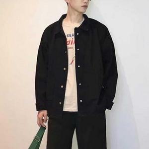 자켓 검정 봄코트 남성 봄자켓 봄아우터 패션룩 (3ezeQ)