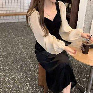 [셀러허브 패션][JHP10TR6_51IB]여자 하객 룩 하객룩원피스결혼식 롱 코디