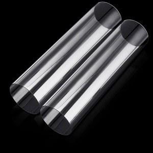 펑우 2PCS 아크릴 튜브 4인치(100mm) OD x 2mm 벽 두께 투명 플라스틱 파이프 15.5인치 길이 PVC 원형 폴리카보네이트 내화학성