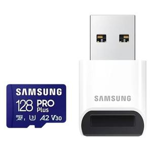 삼성전자 삼성 PRO Plus with Card Reader 마이크로SD 메모리카드 128GB (리더기포함)