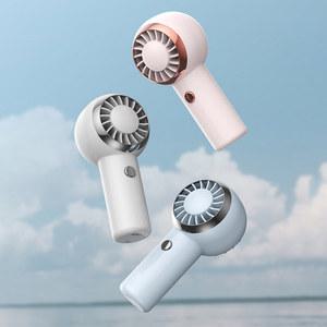 미니 선풍기 충전식 소형 목 배터리 또는 USB POWER LOGIC 야외 선풍기, 여성 남성 사무실 홈 침실, 3 가지 속도