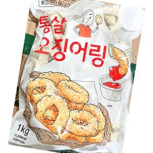 오징어 링 가토코 냉동 1k x10？업소용 식자재 식재료 대용량 식당용 단체 급식용