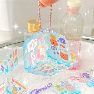 장난감 아트필드 DIY 그라데이션 아크릴 큐브 키링 만들기