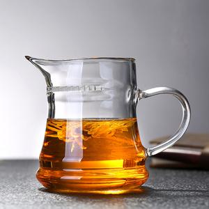 다온스토리 [로하티]브라이트 거름망 유리 숙우(320ML) 물컵 손잡이컵 머그컵