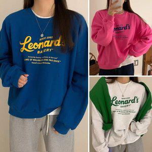여성 봄 캐주얼 컬러 나염 프린팅 면 맨투맨 티셔츠 코튼 박스티 MTM -TS0389S- 빅사이즈 루즈핏