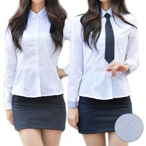 밝은블루셔츠 여성 패키지) 교복 (2장 프리미엄