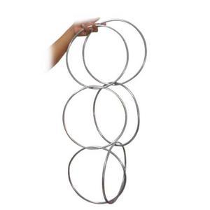 생일파티 매직을 도구 삼연환 간단한마술 마술 공연 Rings 환상, 연결 은색 링/3 스테이지