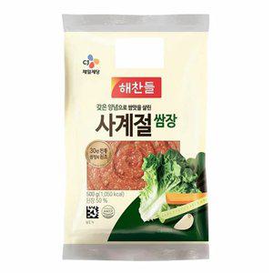 [기타]CJ제일제당 해찬들 사계절 쌈장 500g (봉) x10개