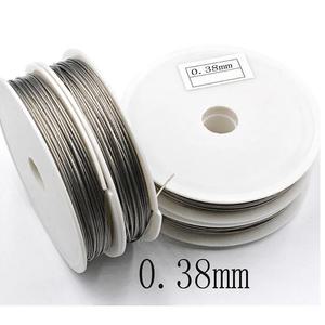 0.38mm 1롤 100M 비즈공예 와이어 피아노줄 팔찌 목걸이만들기