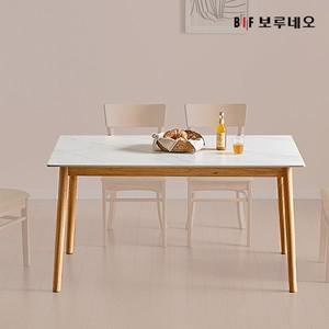 앳홈 위즈 뉴잉 원목 통세라믹 4인용 식탁 테이블_착불