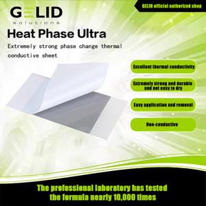 써멀구리스 GELID HeatPhase 울트라 8 5W/mk 솔리드 실리콘 그리스 상 변화 패드 GPU CPU 노트북 냉각