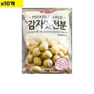 [MEK0312Q_52ED]식자재용품 움트리 감자전분 1Kg x10개
