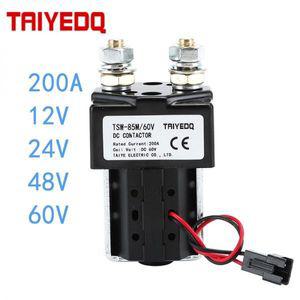 전자접촉기 개폐기 마그네트 스위치 5G 통신 수납장용 자석 래칭 접촉기 200A DC12V 24V 48V 60V 1NO
