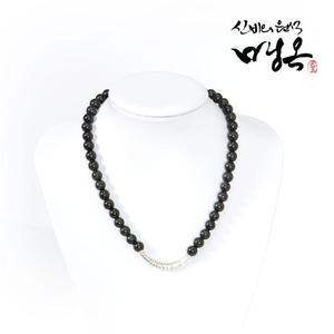[JHQSV6WL_52CC]흑녹옥 물고기 건강목걸이 12mm