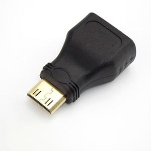 미니 HDMI 호환 컨버터 수-표준 연장 케이블 어댑터, 암-수 컨버터, 금도금 1080P, 1 개, 2 개, 5 개