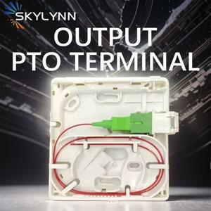 프렌치 PTO 박스 세트, 1 극 단일 모드 용기, PTO 단일 모드 SC/APC 용기 상자, SFR 로고가 있는 세트, 30