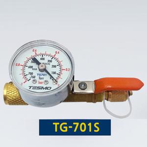 [냉동기·에어컨용] 테스모(TESMO) 진공게이지 TG701S(진공게이지+잠금밸브아답터)