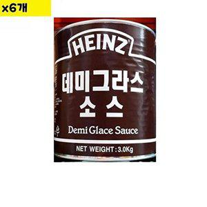 [셀러허브 패션][JHOMNPT1_52EN]도매 데미그라스소스캔 하인즈3Kg x6개