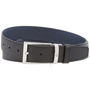 [몽블랑] 25SS 남성 35mm 리버서블 레더 벨트 블랙 블루 118438 BLACK