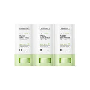 센텔리안24 마데카 더마쉴드 세이프 선스틱 18g 3개(SPF50+ PA++++) 24H 촉촉 쿨링효