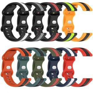 삼성 갤럭시 시계 7/6/5/4 기어 S3 화웨이 GT5 용 실리콘 스트랩 Amazfit 46mm 교체 손목 밴드