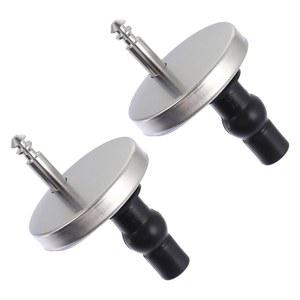 2 Pcs 변기 나사 닫기 화장실 볼트 커버 장식 경첩 고정