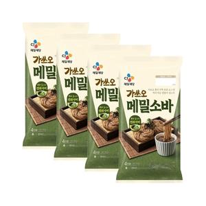 CJ 가쓰오 메밀소바 4인분(1,140g) x4개