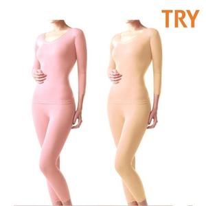 트라이 40수후라이스 뉴센트 양면 여성내복 여자내의
