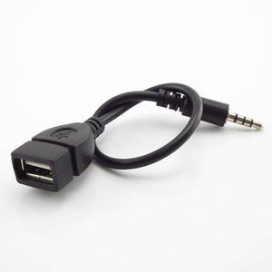 3.5mm jack male to USb Converter Headphone Earphone Audio Cable Adapter Connector Cord for mp3 4 A7