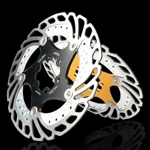 1pcs 140mm/160mm/180mm/203mm DH MTB 산악 자전거 냉각 브레이크 로터 180mm 다운 힐 플로팅 6 네일 디스