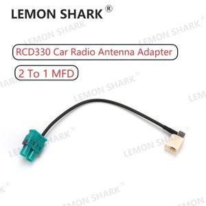 Lemon Shark-차량용 라디오 안테나 어댑터 VW MIB RCD330 RCD330G RCD330 플러스용 2-1 MFD