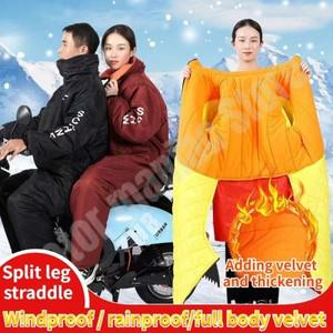오토바이슈트 오토바이 라이딩 방한 의류 원피스 방한 세트 겨울 보온 및 두꺼움 전기 자전거 라이딩 세트
