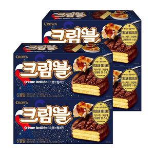 크라운 크림블 크림브륄레 192g 4개
