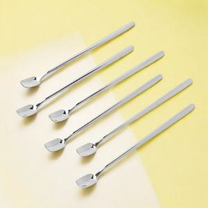 7day 롱 티스푼 6p세트 17cm 304스테인리스 숟가락/사용하기편한/카페스푼/바스푼/모던디자인스푼