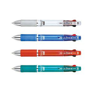 딜리고 자바 초저점도 3색 유성볼펜 제트 3볼 0.38MM M 12개 세트 선명한펜 학용품 판촉용볼펜