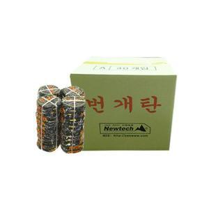 [RGMMQ060]뉴테크 번개탄 40봉지 한박스 바베큐그릴 캠핑